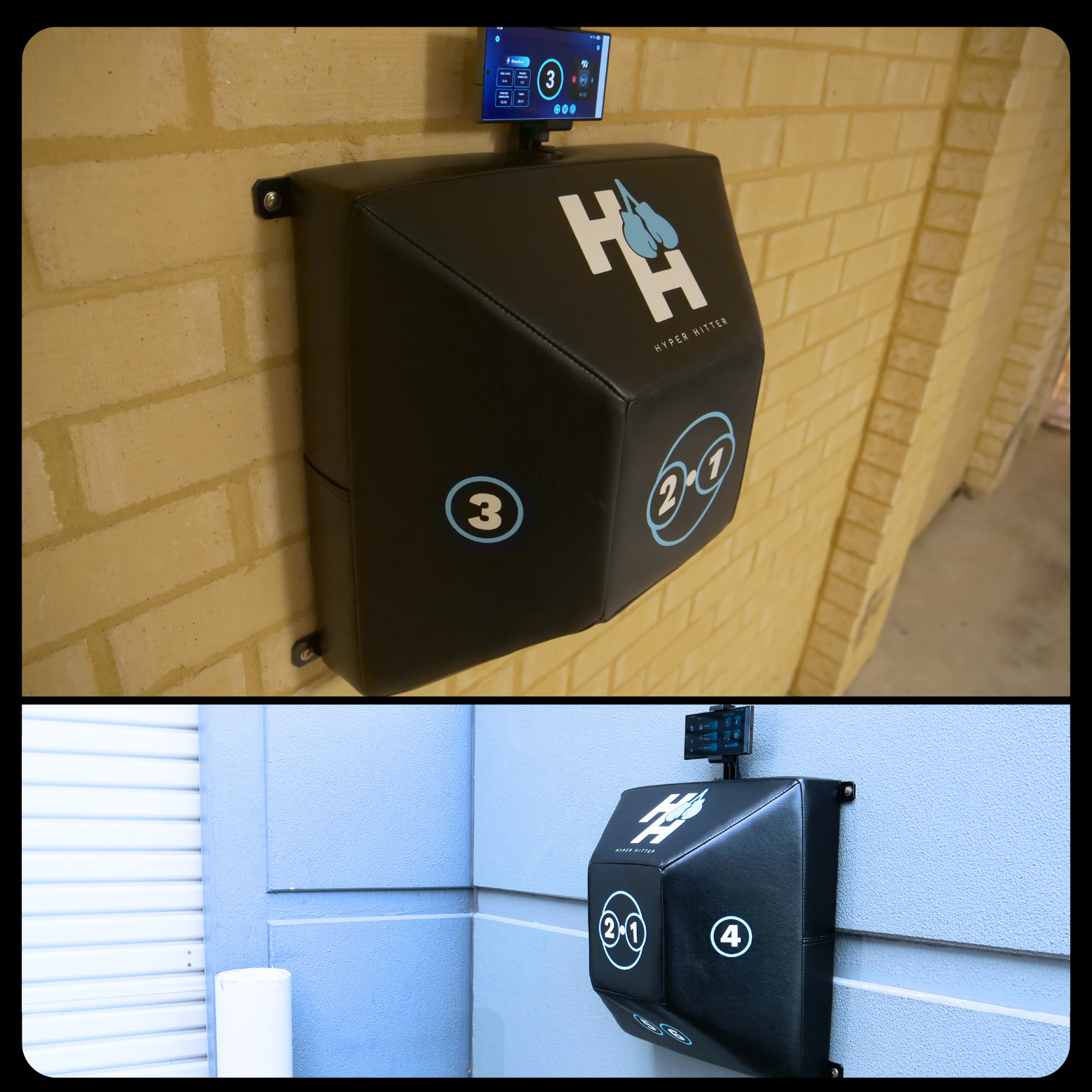 Hyper Hitter wall mount examples